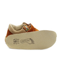 Dziecięce Buty Na Wiosnę w Misie Barefoot Jamet 1126 Rudy Miś