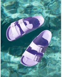 Klapki Damskie Basenowe Genuins Mallorca Lawender