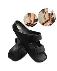 Plażowe Klapki Męskie Mallorca Czarne Genuins