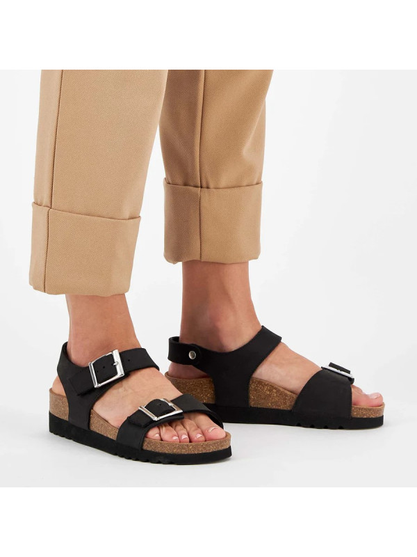 Sandały Damskie Czarne Scholl Filippa Sandal Med MF280491004