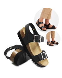 Sandały Damskie Czarne Scholl Filippa Sandal Med MF280491004