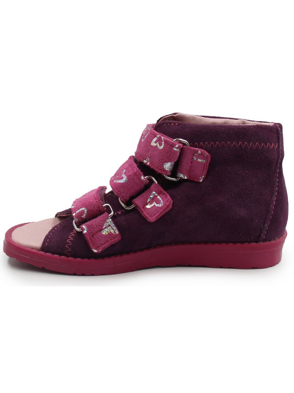 Standałki ortopedyczne dla dziewczynek z wysokim zapiętkiem Dawid 003 II gatunek