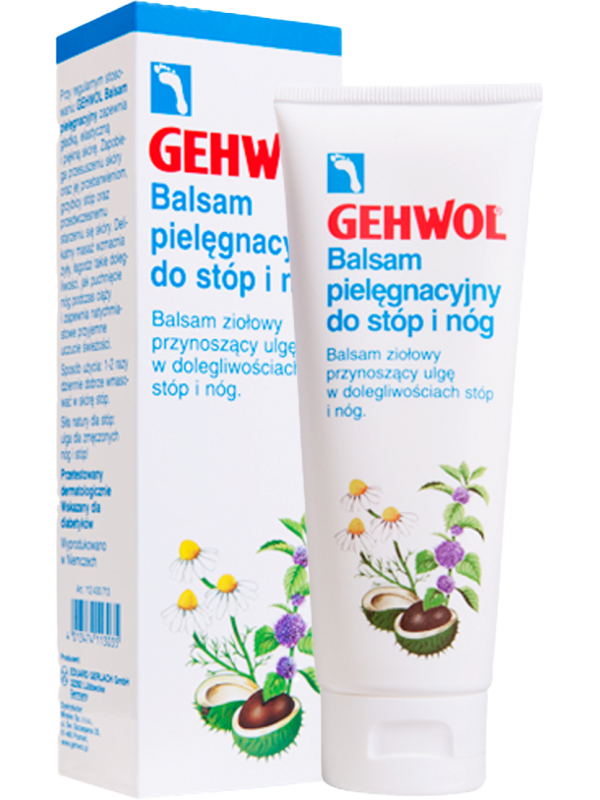 GEHWOL Bein-Balsam – Nawilżający balsam do stóp i nóg 125 ml, Ulga dla ciężkich nóg