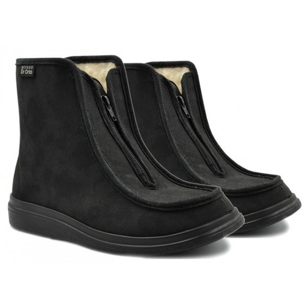 Buty Domowe Męskie DR ORTO 996M008 Ocieplane Naturalną Wełną