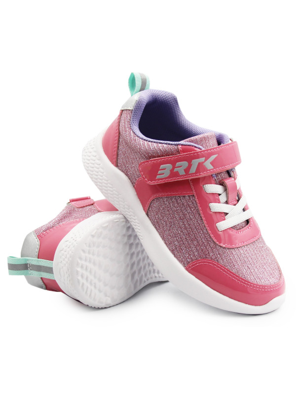 Buty Do Szkoły dla Dziewczynki Różowe Półbuty Bartek 87005-15