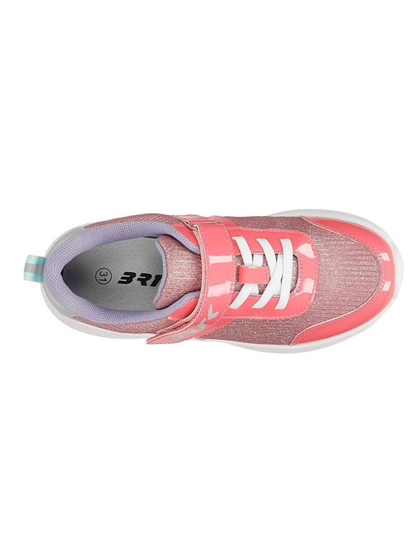 Buty Do Szkoły dla Dziewczynki Różowe Półbuty Bartek 87005-15