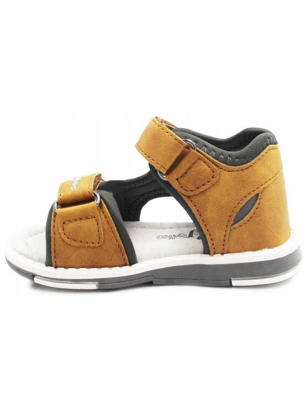 Sandały Dla Chłopca Na Lato Brązowe Wojtyłko 1s23735