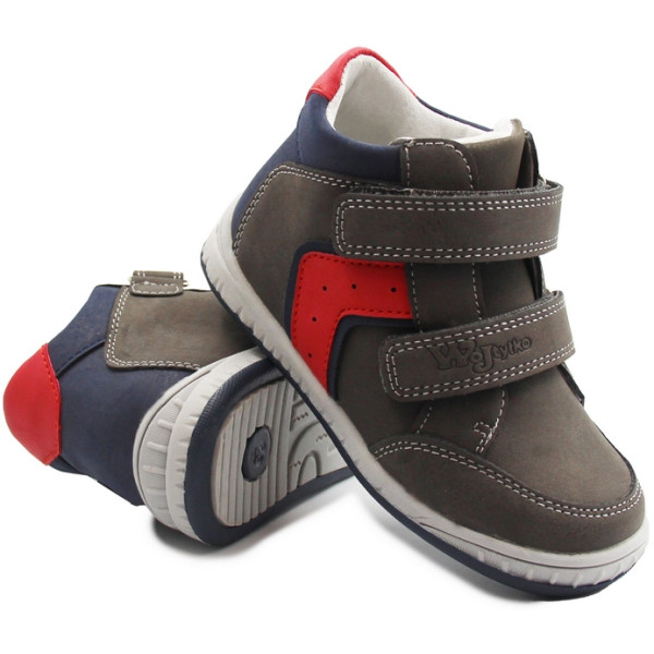 Buty Na Wiosnę Dla Chłopca Wojtyłko 1T24131 Szary