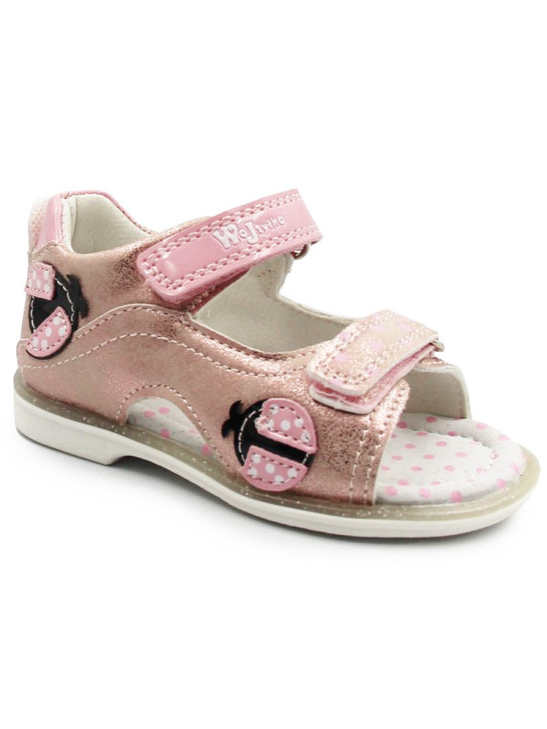 Sandały Dla Dziewczynki Wojtyłko 1s23733 Róż