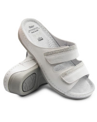 Białe Klapki Damskie Do Pracy Batz Rea