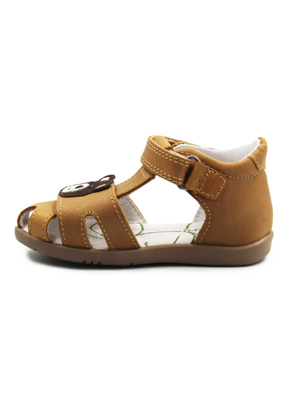 Sandały Dziecięce Na Lato z Misiem DD STEP G075-51284A Yellow