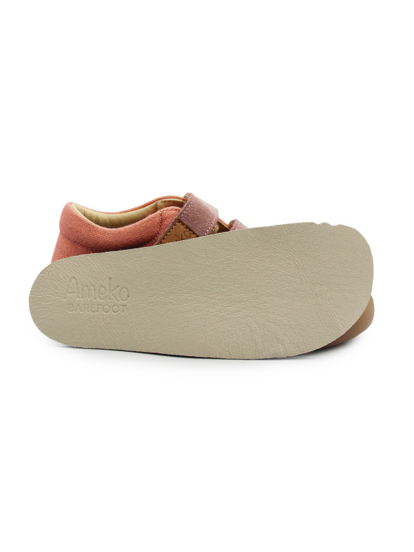 Trampki Dla Dziewczynki Barefoot Tenisówki Do Szkoły Ameko Neo Brownrose