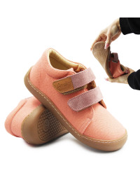 Trampki Dla Dziewczynki Barefoot Tenisówki Do Szkoły Ameko Neo Brownrose