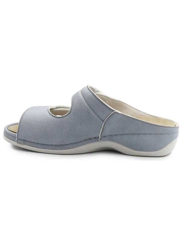 Klapki dla kobiet na lato ze skóry naturalnej Berkemann Janna 01027-354