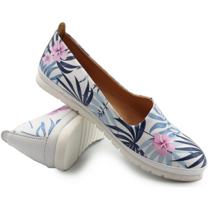 Wygodne balerinki ze skóry...