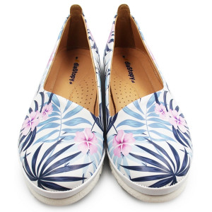 Wygodne balerinki ze skóry naturalnej do pracy na lato Dlastopy 01