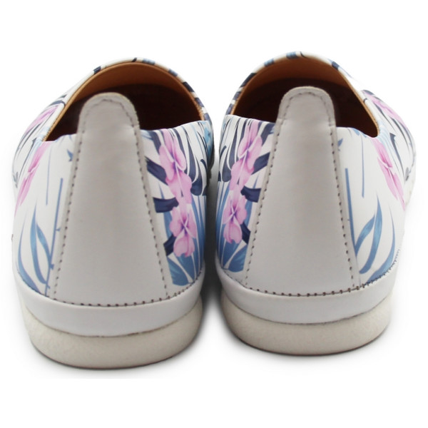 Wygodne balerinki ze skóry naturalnej do pracy na lato Dlastopy 01