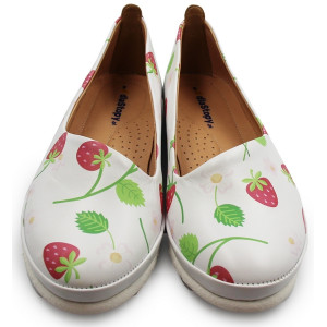 Baleriny do pracy na wiosnę lato damskie Dlastopy 03