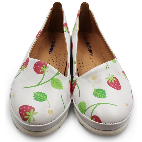 Baleriny do pracy na wiosnę lato damskie Dlastopy 03