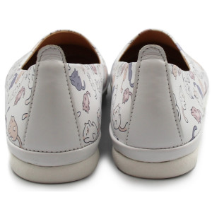 Baleriny dla kobiet na wiosnę ze skóry naturalnej Dlastopy 05