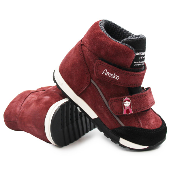 Buty dla dziewczynki wiosna jesień z dodatkową wkładką termoizolacyjną Ameko Lucky-Ruby