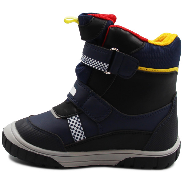 Ocieplane śniegowce dla chłopca na rzep Wojtyłko 3z24098 Auta