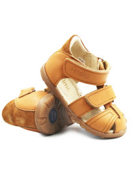 Sandałki Dla Chłopczyka Kroczki Ameko A10 Safari Caramel