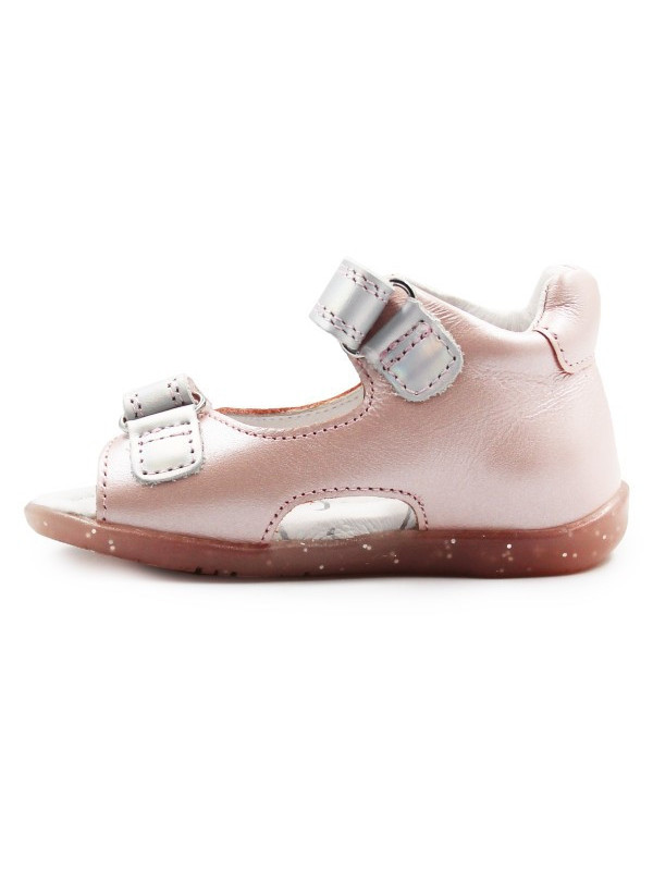 Różowe Sandały Dla Dziewczynki G075-51453M Baby Pink