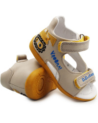 Sandały Dla Chłopczyka DD STEP G075-51868A Light Grey