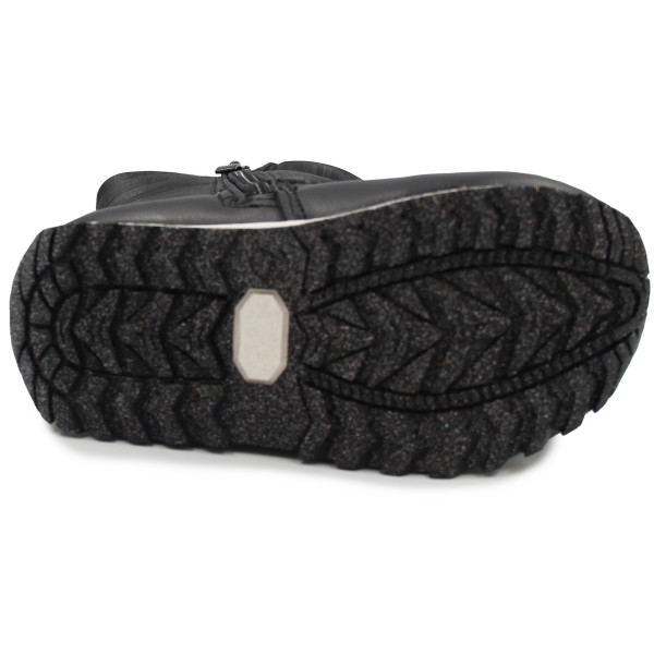 Buty na śnieg dla dziewczynki wysokie śniegowce ocieplane Wojtyłko 2z24133 czarny