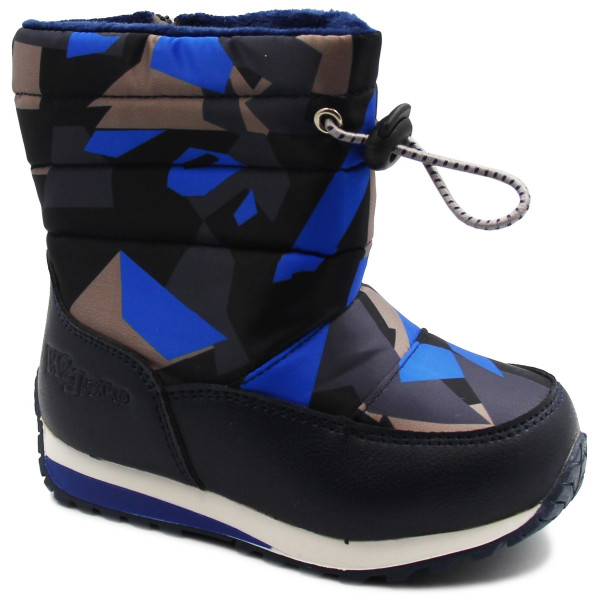 Ocieplane bury na śnieg dla chłopca Wojtyłko 4z23033 granat