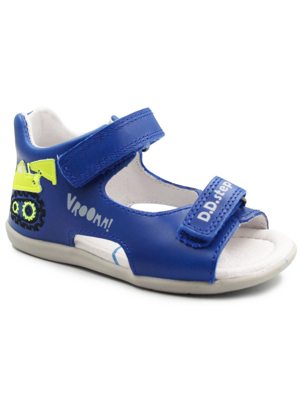 Sandałki Dla Chłopczyka Koparka DD STEP G075-51868 Bermuda Blue