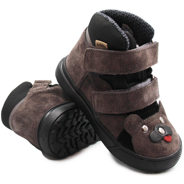 Buty Dla Chłopca Na Wiosnę i Jesień Lekko Ocieplane Ameko Robin-Lion-Iron