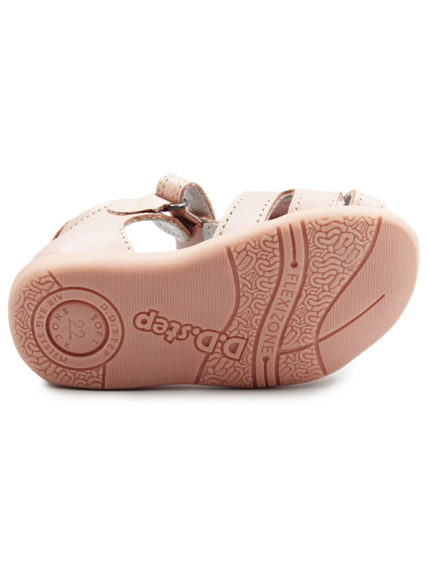 Sandały Dla Dziewczynki Różowe z Misiem DD STEP G075-51284D Baby Pink