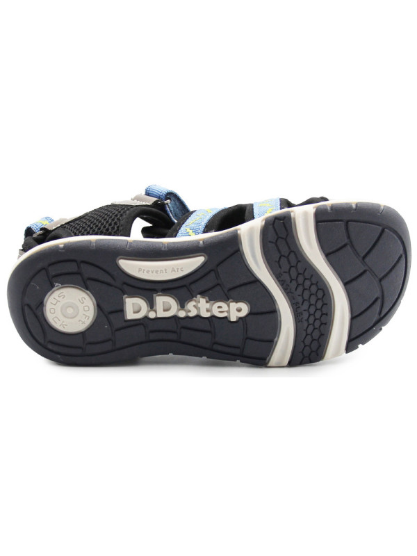 Sandały Dla Chłopca Szybkoschnące DD STEP G065-51748BM Black