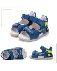 Sandałki Dla Chłopczyka Koparka DD STEP G075-51868 Bermuda Blue