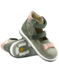 Eleganckie baleriny profilaktyczne dla dziewczynek na lato MEMO ANNA