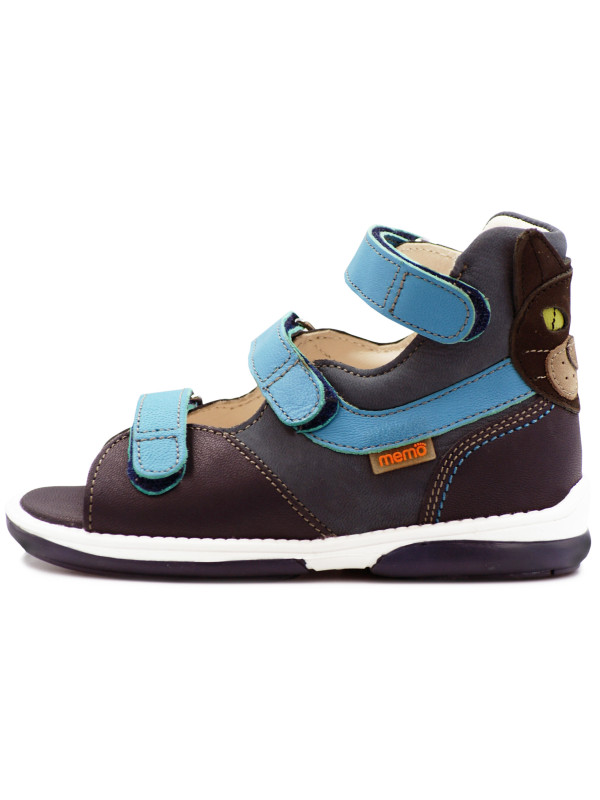 Sandały z wysokim zapiętkiem dla chłopca na lato Memo Cat