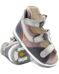 Letnie sandały dla dziewczynek ze skóry naturalnej MEMO KOALA