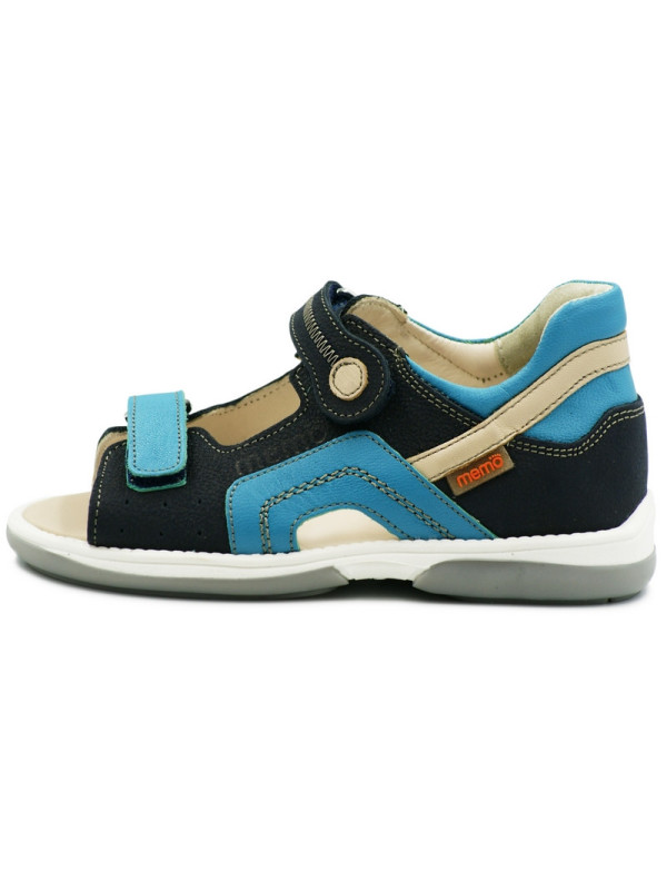 Sandałki korekcyjne dla dziecka na lato do przedszkola MEMO Szafir