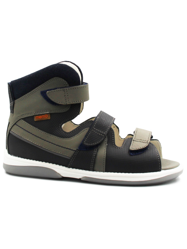 Sandały z wysokim usztywnionym zapiętkiem na lato MEMO HERMES