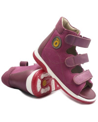 Sandały na lato z wysokim zapiętkiem dziewczęce MEMO BETTI