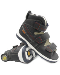 Profilaktyczne sandały dla chłopca z obcasem thomasa na lato MEMO HERMES