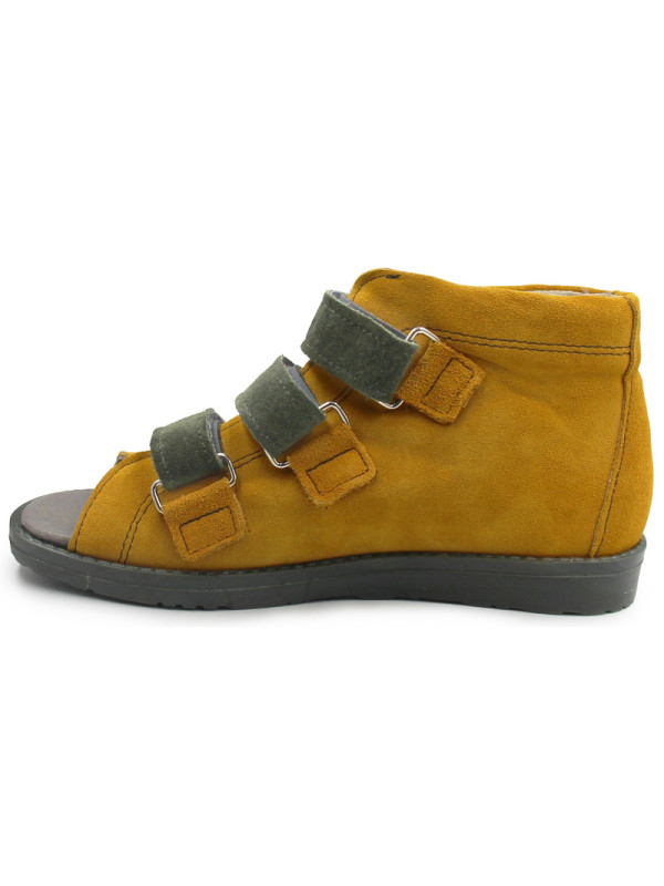 Sandały ortopedyczne z wysokim zapiętkiem do szkoły Dawid 014