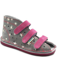 Sandałki dla dziewczynek kapcie profilaktyczne do szkoły Adamki