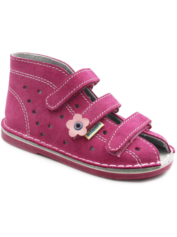 Kapcie profilaktyczne dla dziewczynki do przedszkola z obcasem Thomasa Adamki