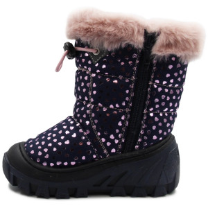 Śniegowce Z Futerkiem Dla Dziewczynek W Serduszka Bartek 14629001