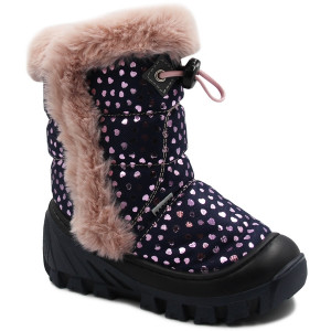 Śniegowce Z Futerkiem Dla Dziewczynek W Serduszka Bartek 14629001