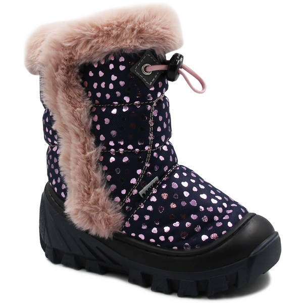 Śniegowce Z Futerkiem Dla Dziewczynek W Serduszka Bartek 14629001
