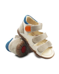 Sandały dla chłopca do nauki chodzenia Emel es 2386-36